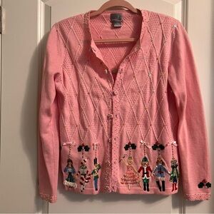 Berek Pink Nutcracker Sweater